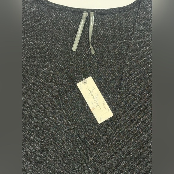 Anthropologie Glossy Black Wrap blouse 🖤✨
*NEW WITH TAGS 🏷️ - Picture 2 of 12